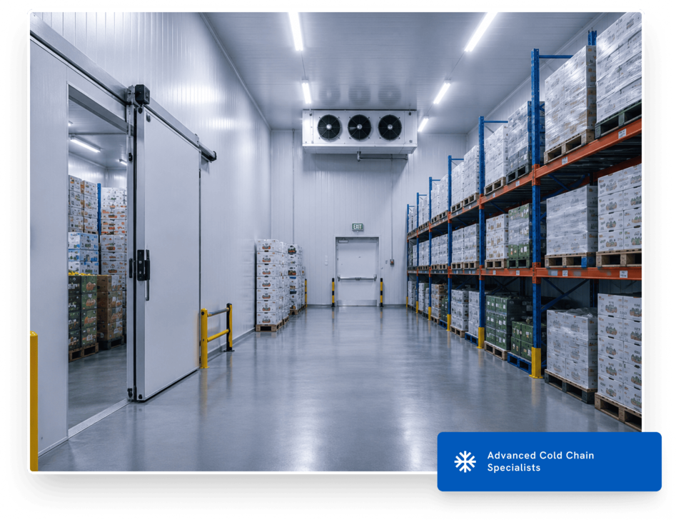 Cold storage refrigeration facility